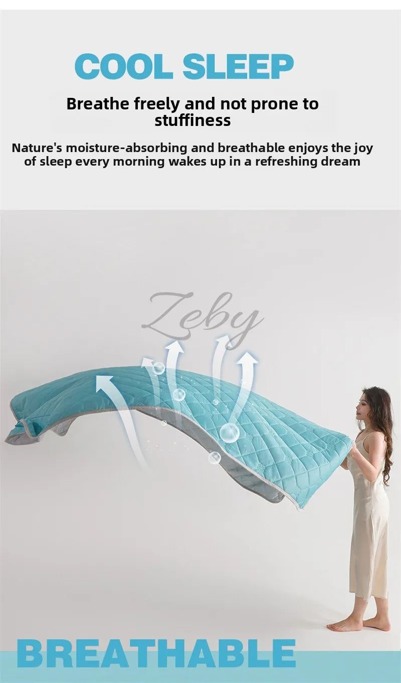 Grade A Cooling Summer Blanket for Bed Soft Breathable King Summer Quilt Queen Air Condition Comforter Lightweight Cool Duvet