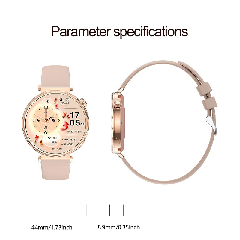 LIGE 2025 Smart Watch Women Full Circle Touch Screen Bluetooth Call Men Smartwatch Waterproof Sport Activity Fitness Watch Women
