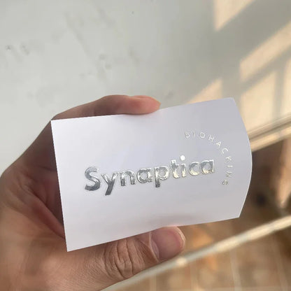 50PCS Stickers Personalized Logo Metal Gold Silver Custom Stickers Design 3D UV DTF Wedding Labels Transfer Sticker Company Name