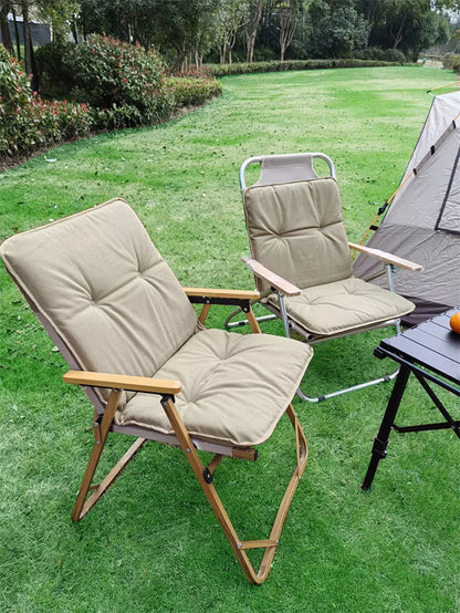 Lohascamping Camping Winter Chair Cover Seat Cushion 5CM Thick Camping Warm Chair Cusion Pads Relaxation Comfortable Chair Cush