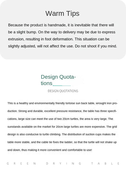 Drying Platform Turtle Tank Decoration Sun Platform Climbing Platform Resting Platform Water Turtle Floating Island