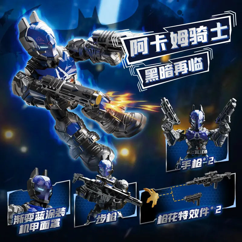 Blokees DC Hero Batman Arkham Knight Nightwing Catwoman Star Edition Series  Blind Box Collectible Toys Birthday Gift