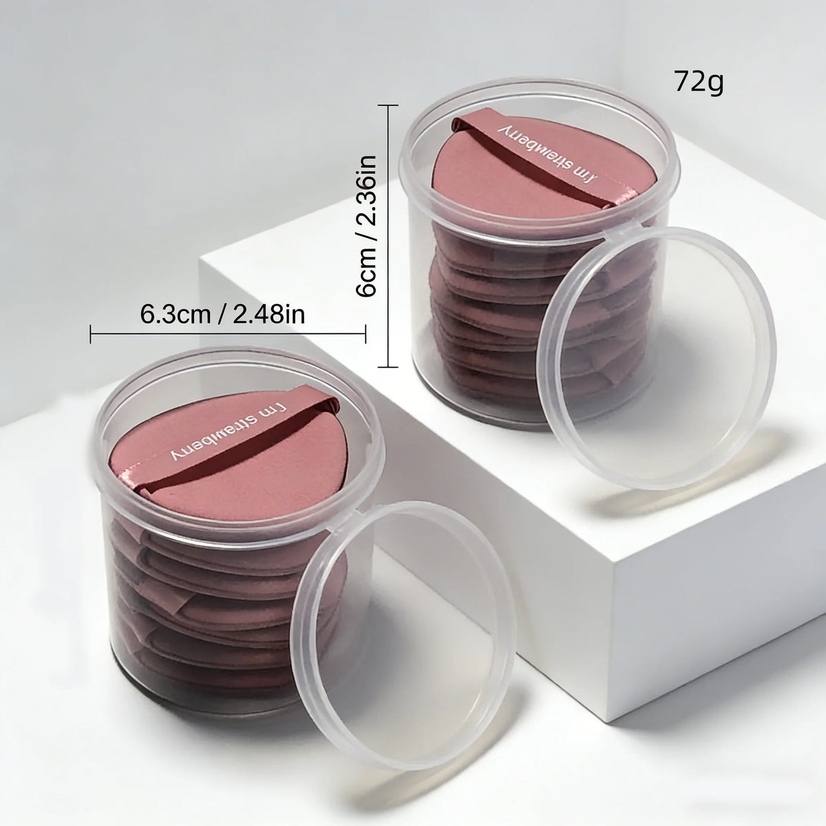 7 Pieces of Pink Drop-Shaped Powder Puff, Suitable for Use with Dry Powder to Set Makeup or with Wet Powder for Foundation.