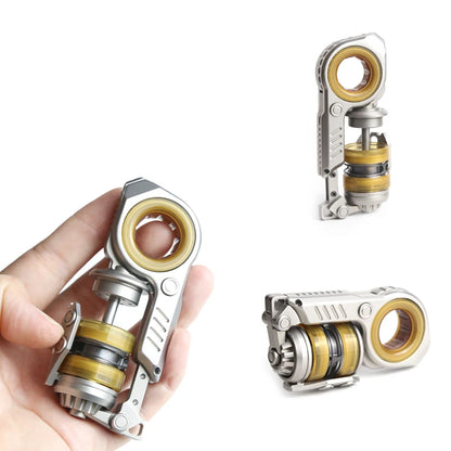 Tuning Fork Stress Relief Toy EDC Stainless Steel Fingertip Spinner ADHD Anxiety Stress Toys Office Stress Relief Toys For Adult