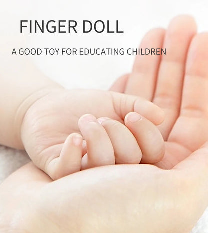 Children Animal Education Dolls Baby Finger Plush Doll kids Hand finger puppets Toy Teaching Aids Boys Girls tell story material