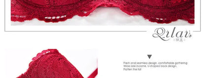 French Lace Half-Cup Bra Ultra-Thin Compact Small Bras  Kawaii Lingerie Sexy Push Up Japanese Style Minimalist Design for Women