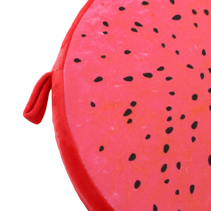 Cartoon Fruits Print Round Bar Chair Cushion Cover Anti-Slip Seat Cushion Slipcover Soft Stool Cushion Covers For Living Dining
