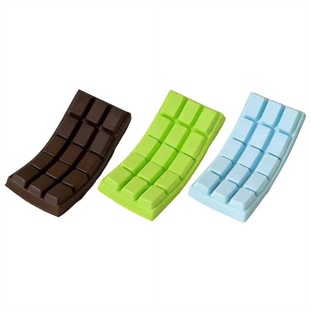 PU Soft Simulated Chocolate Squeeze Toy - Slow Rebound Stress Reliever for Office, Hand Relaxation, Desk Decor Gift