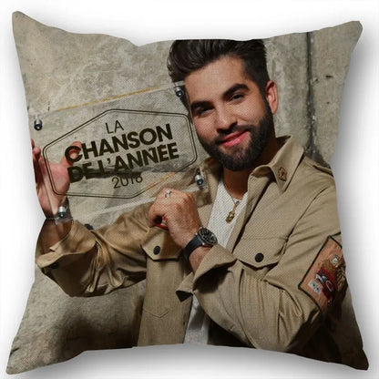 Custom Kendji Girac Pillowcase Home Textile Cotton Pillow Covers Wedding Decorative Pillow Cover Square 45x45CM1210