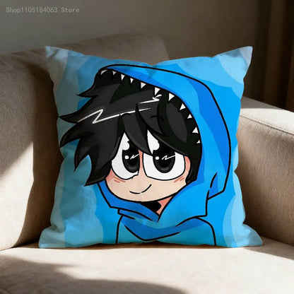 Cute O-Omz C-Crew Pillow Case Print Polyester Fiber 40X40 cm Home Sofa Throw Cushion Cover Decoration