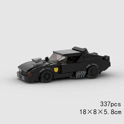 City Speed Racing Car Model Building Blocks DIY Bricks MOC Toy Classic Rally Sports Super Racer Vehicle Christmas gift technique