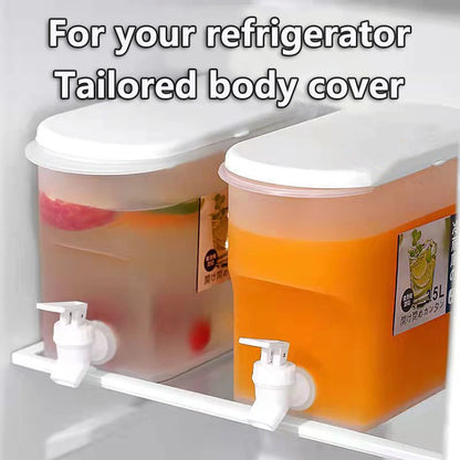 Water Kettle With Faucet Beverage Dispenser Cold Juice Lemonade Drinks Bucket Liquid Storage Tank Outdoor Fridge OrganizersHot
