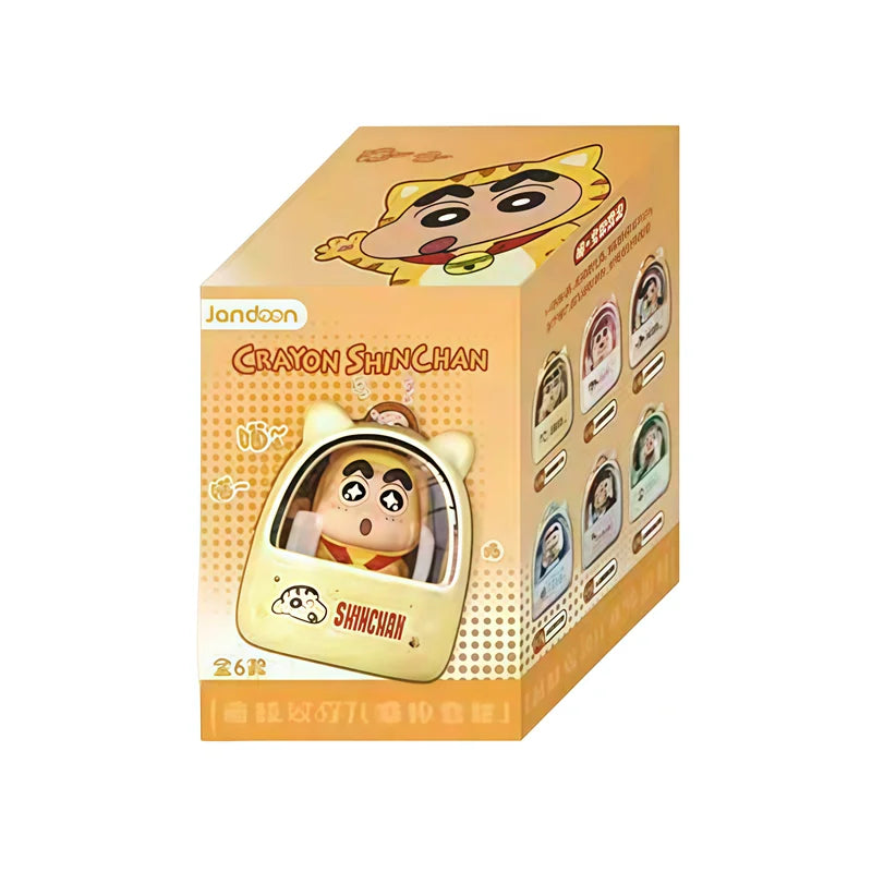 JANDOOM Crayon Shin-Chan Sakurada Nene Bochan Kazama Tōru Anime Figure Rice Grains Doll Blind Box Toys Bag Charm Birthday Gifts