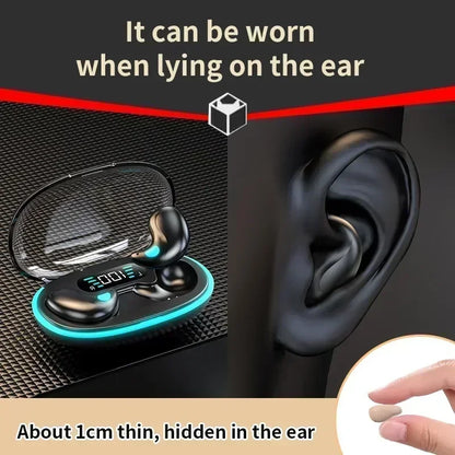 Sleeping Earbuds Wireless Mini Headphones For Work TWS Bluetooth Earphone Stereo Hidden Headsets with Mic HD Call Waterproof