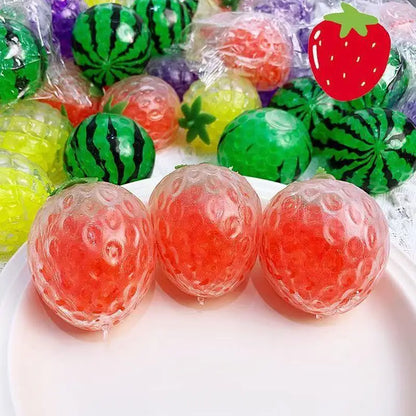 Stress Ball Soft Fidget Sensory Toy for Adults, ADHD Autism Relax, Party Favors Gifts Squishy Watermelon Squeeze Toy