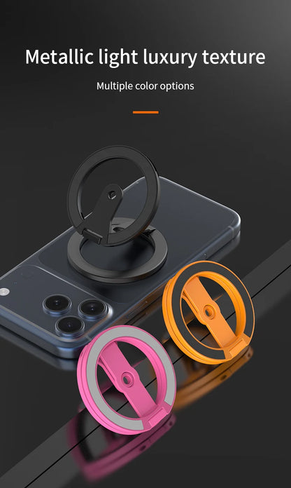 For MagSafe Double-sided Strong Magnetic Holder For Photography Equipment Mobile Phone Accessories Portable Folding Magnet Stand