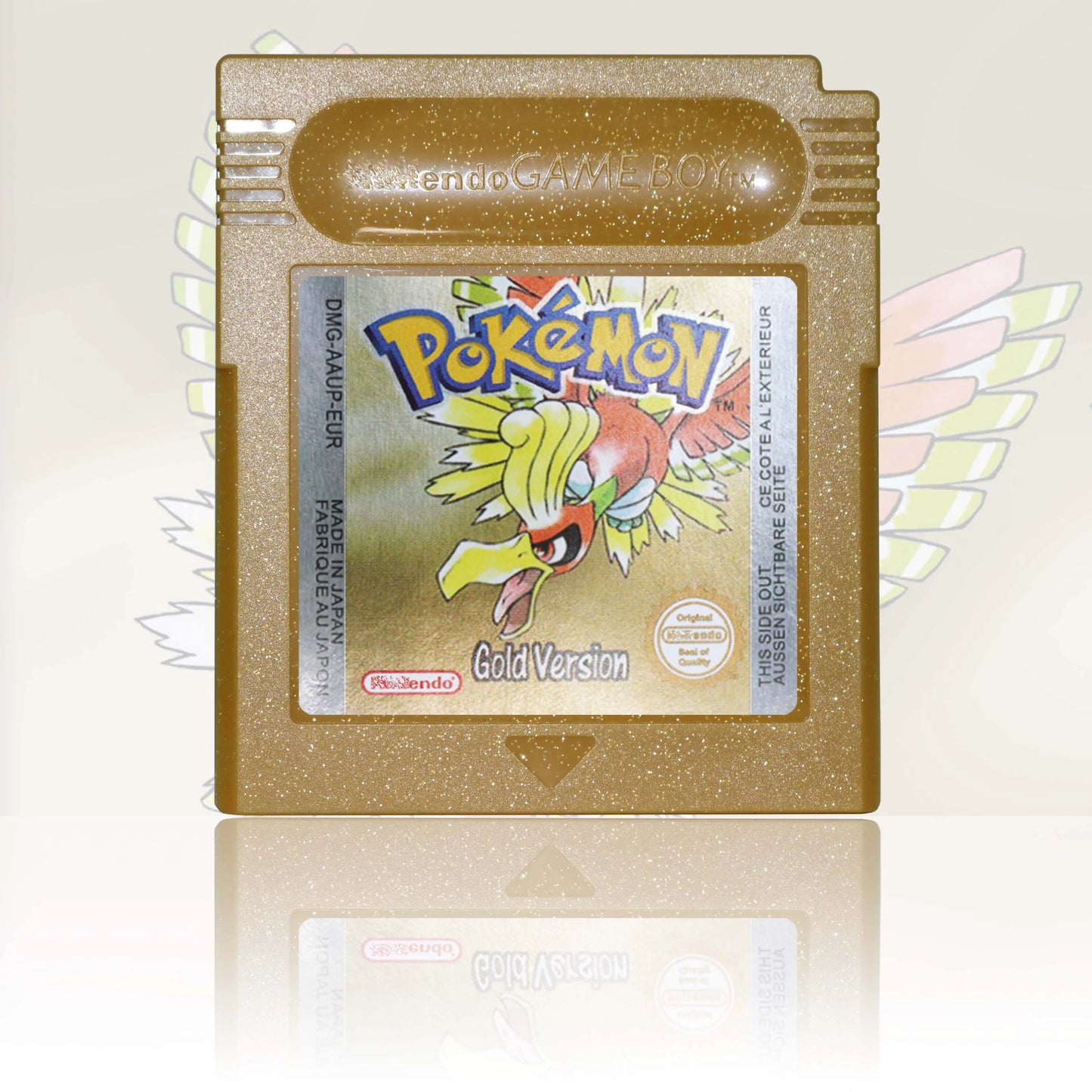 GBC/GBA EUR Version Pokemon Crystal/Yellow/Emerald/Fire Red/Leaf Green Game Cartridge Video Game Card High Quality with Battery