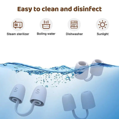 3Pcs/box Silicone Nose Clip Anti Snoring Nasal Dilator Stop Snore Aid Nose Breathe Strips Easy Breathe Improve Sleeping Aid