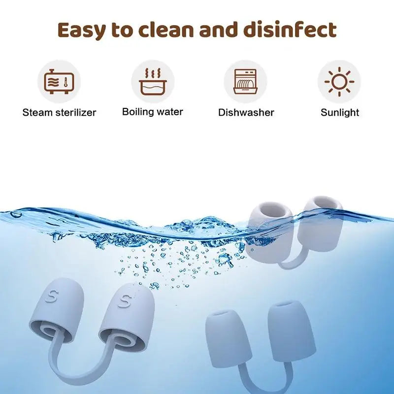 3Pcs/box Silicone Nose Clip Anti Snoring Nasal Dilator Stop Snore Aid Nose Breathe Strips Easy Breathe Improve Sleeping Aid
