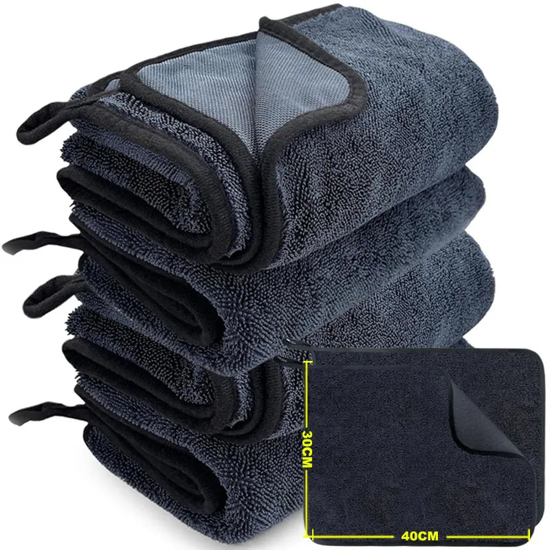 Car Wash Towels 600GSM Premium Car Care Wash Towel Ultra-Absorbent Drying Cloth Microfiber Car Cleaning Towel for Detailing Care