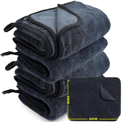 Car Wash Towels 600GSM Premium Car Care Wash Towel Ultra-Absorbent Drying Cloth Microfiber Car Cleaning Towel for Detailing Care