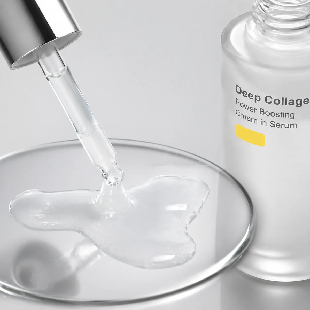 Deep Collagen Power Boosting Serum for Hydrating Moisturizing Improves Skin Elasticity Smooths Fine Lines Daily Facial Care