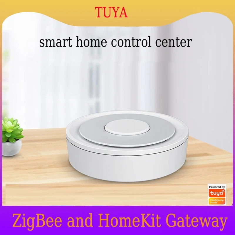 Tuya ZigBee Wireless/Wired Smart Gateway Hub Bridge Remote Linkage Devices WiFi Central Control Host Works With Smart Life APP