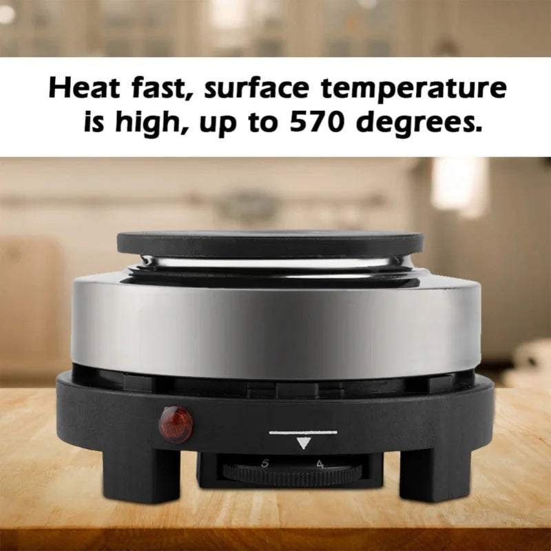 Portable 500W Electric Mini Stove Hot Plate Multifunction Home Heater