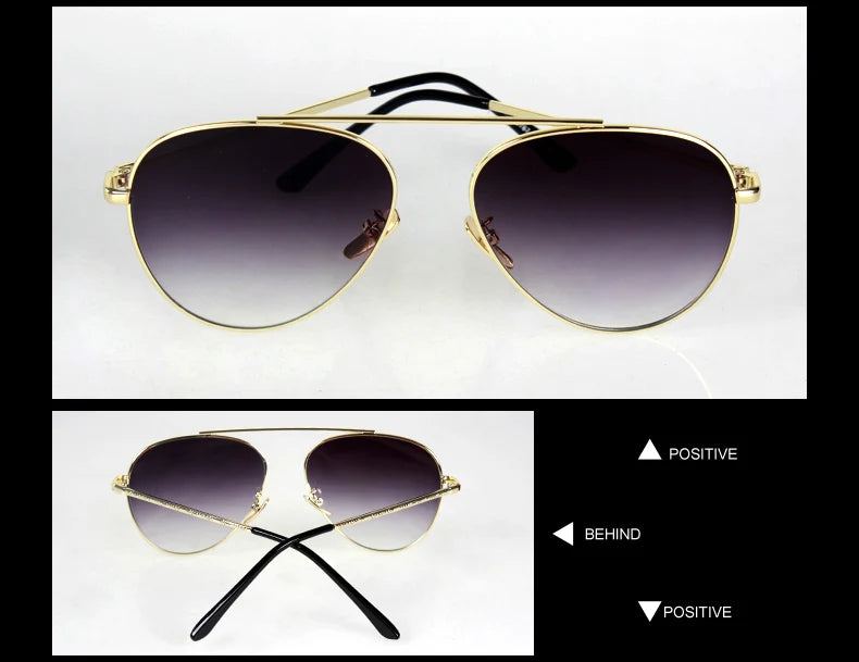 TAGION Brand New Men's Pilot Sunglasses Women Men Alloy Frame Fashion Sunglasses Driving Lenses Unisex Eyewear 2767