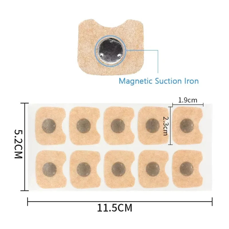 30/60/90/150Pcs Nose Breath Patch Magnetic Suction Iron Nasal Strips Increase Air Improve Sleep Quality Reduce Snoring Tools