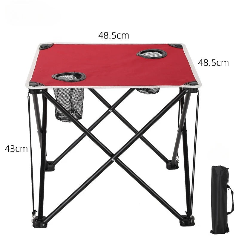 Camping Folding Table Waterproof Picnic Table Foldable Art Sketching Leisure Outdoor Folding Dining Table Small Cloth Table