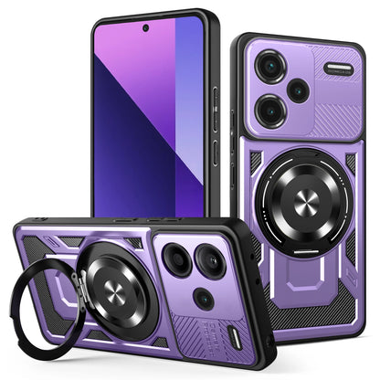 For Redmi Note 13 Pro Plus Case Armor Shockproof Phone Cover for Xiaomi Redmy Note13 Pro + Plus 5G Car Magnetic Holder Funda