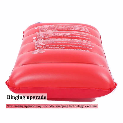 47x30cm Portable Inflatable Cushion Beach Office Household Outdoor Soft Pillows Double-sided Back Relaxing Tool Plane Head Rest