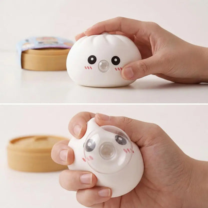 2026 Upgrade Soft Dumpling Pinch Toys Blowing Bubbles Squishy Relief Stress Mystery Blind Box Rebound Steamed Bun Squeeze Ball