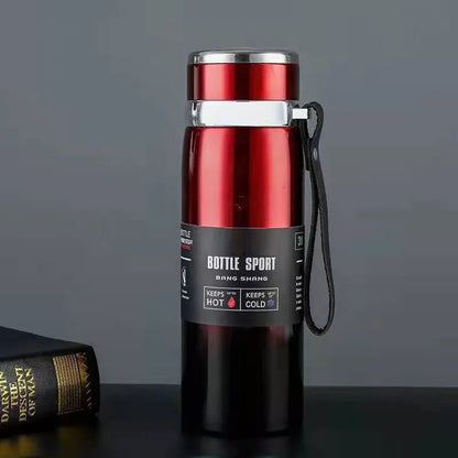 1L Stainless Steel Vacuum Insulated Thermal Flask Bottle for Hot Cold Water Coffee Tea Portable Double Wall BPA Free