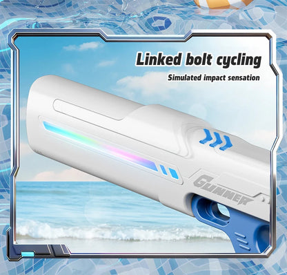 2026 New Pulse Electric Water Gun Fully Automatic Large Capacity Continuous Shooting Children's Beach Water Gun Party Toy