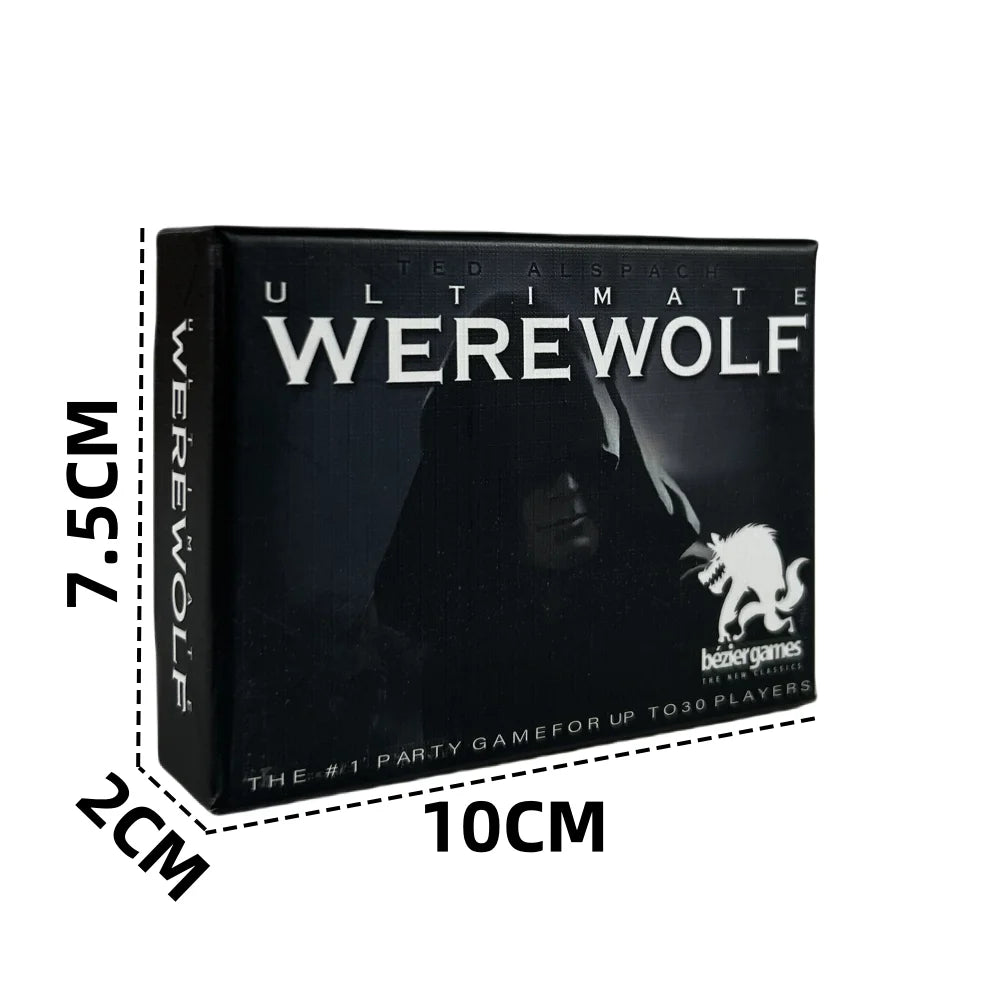 Ultimate Werewolf Revised Edition Card Game 34 Cards Keeps Games Fresh And Engaging Werewolf Party Game