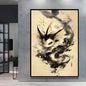 High Quality Pokemon Arcanine Pikachu Wall Painting with Unique Designs and Gorgeous Colors Adding A Touch of Brightness To Wall