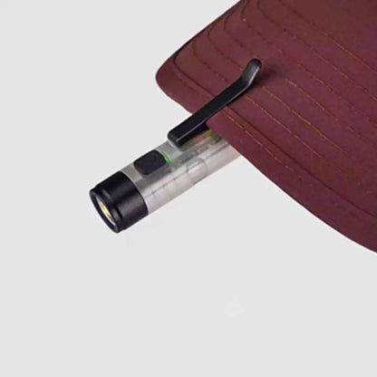 Pocket Mini Flashlight Outdoor Key Clip Cap Ambient LED Long Endurance Disaster Relief Emergency 5050 Small Light 2026 New