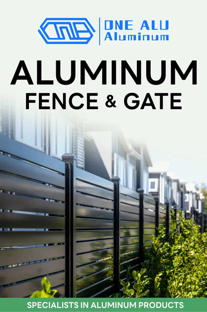 Modern Aluminum Privacy Louver Slat Fencing Panel Powder Coated Garden Fence Boundary Wall for Yard Balcony Patio Outdoor