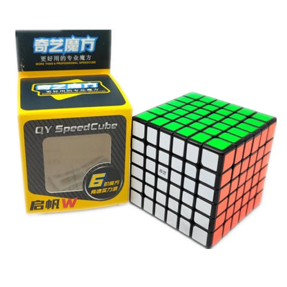Qiyi Magic Cube 2x2 3x3 4x4 5x5 6x6 Black Stickers Educational Puzzle  Magic Cube Toys For Children Kids Gift Toy Cubo Magico