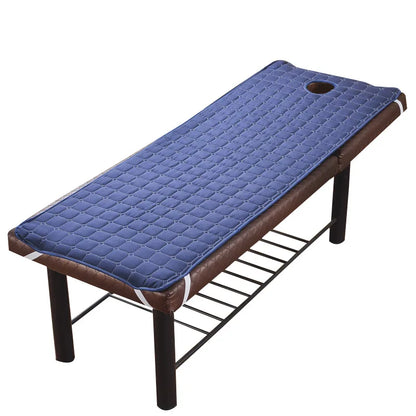 Winter Beauty Salon Non-slip Solid Color SPA Massage Bed Mat Essential