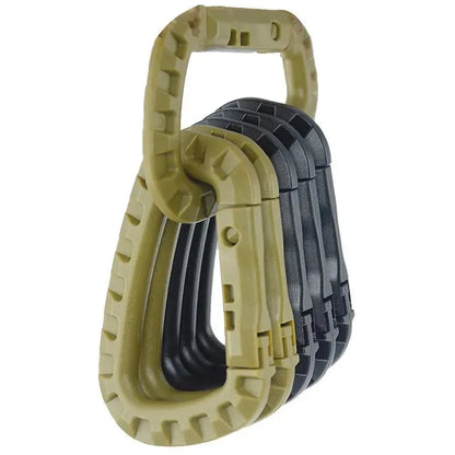 1-10Pcs Military tactical carabiner Clips Accessories D-Ring Buckle Mountaineering Carabiner Backpack Hanging Key Outdoor gadget