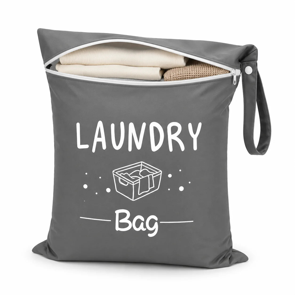 Portable Dirty Clothes Storage Bag Laundry Bags Oxford Waterproof Storage Pouch For Swimming Fitness Beach Clothes Organizer Bag
