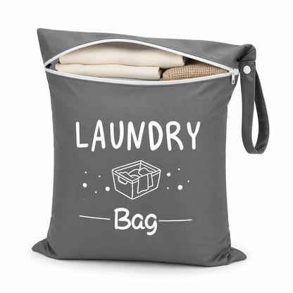 Portable Dirty Clothes Storage Bag Laundry Bags Oxford Waterproof Storage Pouch For Swimming Fitness Beach Clothes Organizer Bag