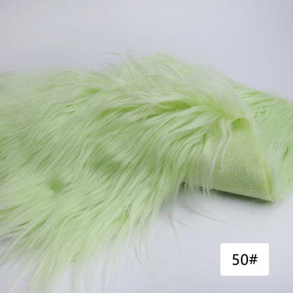 8cm Pile Length Imitation Fur Fabric Diy Cosplay Clothing Hairy Fur Fabric Bundle Long Hair Plush Fabrics By Meters Liquidations