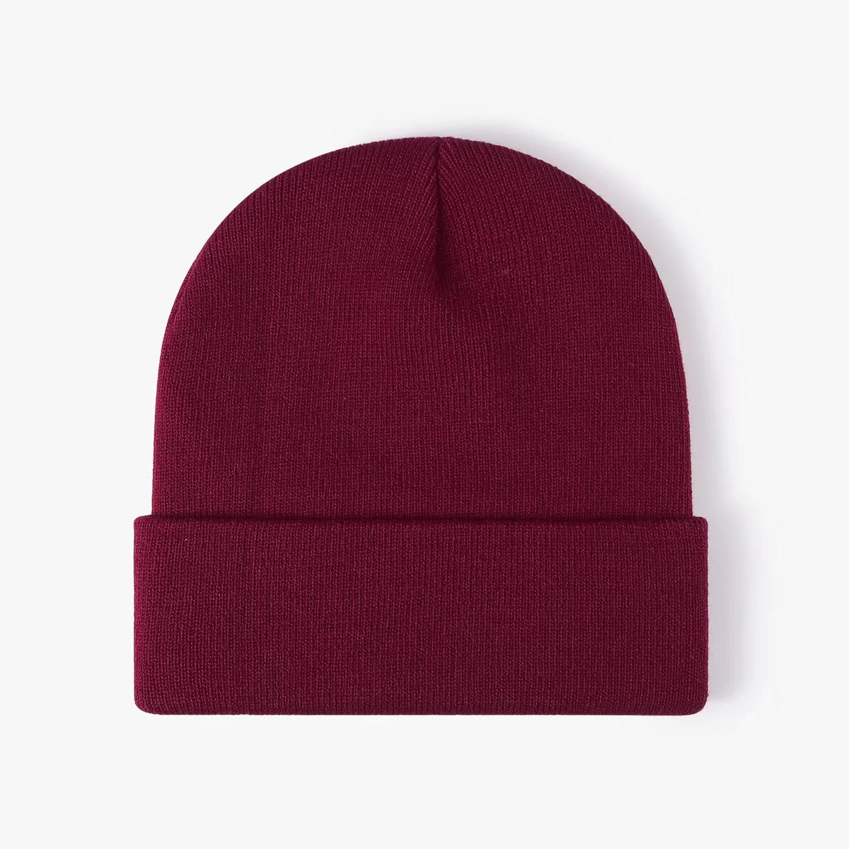 Customized Printed Logo Winter Knitted Keep Warm Cold Cap Unisex Solid Color Hip Hop Crochet Skull Beanie Hats