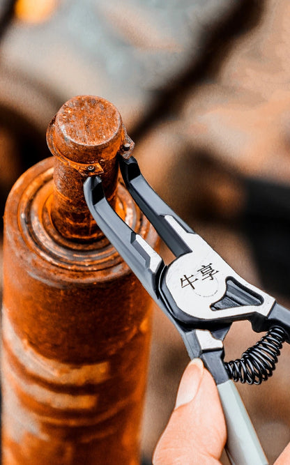 5/6/7 inch Internal External Pliers Retaining Clips Portable Multifunctional Snap Ring Circlip Circlip Install Uninstall Pliers