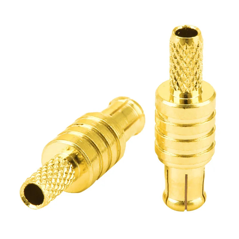 MCX MMCX RF Connector  Male/Female Straight Adapters RG316/RG174 Crimp Connectors for WiFi Antenna Applications