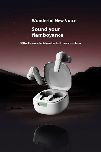 Wireless Earphones Bluetooth HD Call Headphones for Xiaomi True Stereo Sound Headset Sport Game Music In Ear Earbuds With Mic